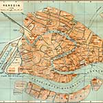 Venice Baedeker map in public domain, free, royalty free, royalty-free, download, use, high quality, non-copyright, copyright free, Creative Commons, 